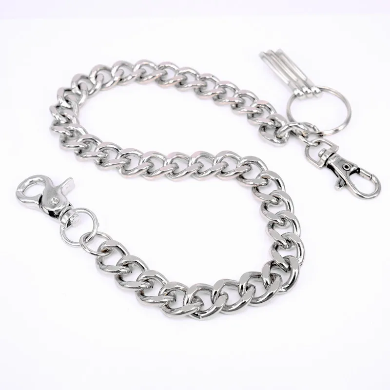 

New Retro Silver Metal Single Layer Trousers Pants Chain Tide Men Women Casual Personality Waist Chain Wallet Anti-theft