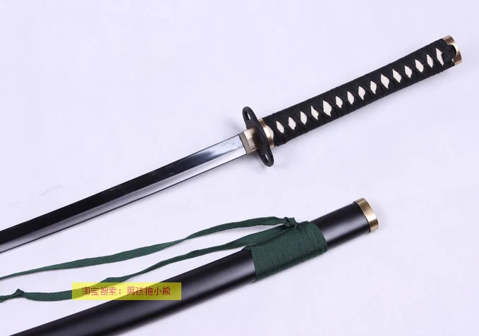 S0469 Аниме HAKUOUKI OKITA SOUJI CHIZURU YUKIMURA меч с темно зеленым шнуром 41 1&quot|sword|sword swordsword anime |