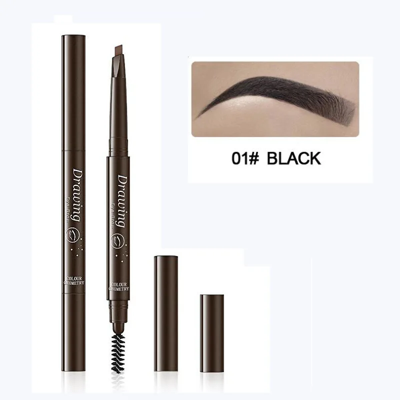 Eyebrow Pen 4 стиля подводка для глаз штамп водостойкая долговечная жидкая подводка для глаз Ручка Звезда Луна маркер подводка для глаз карандаш для глаз тату инструменты для макияжа - Цвет: Eyebrow Pen