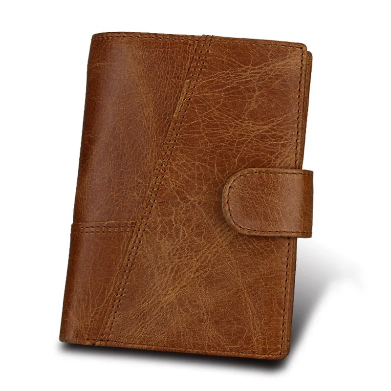 2018 Винтажный Мужской дизайнерский брендовый Роскошный кошелек короткие тонкие