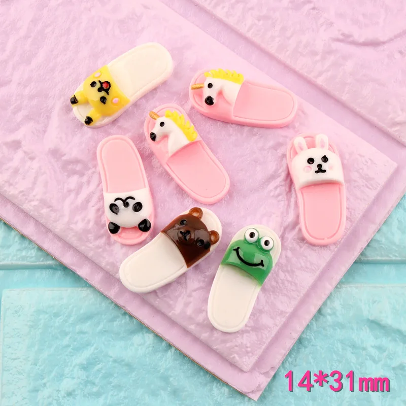 7 шт. Мультяшные тапочки наполнитель для прозрачной/пушистой грязевой коробки