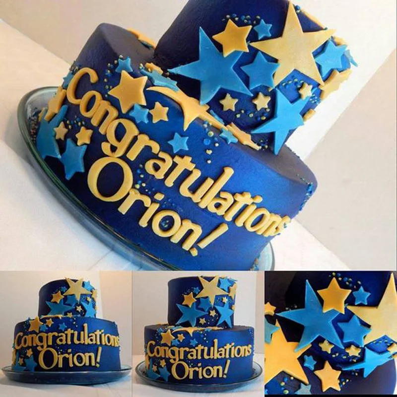 3 шт. прессформы для торта пресс-форма резки маленькая звездочка инструмент