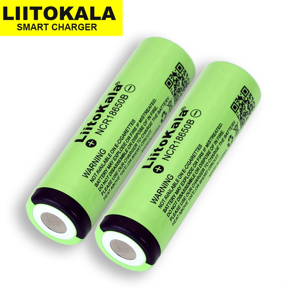 Новинка оригинальный литиевый аккумулятор Liitokala 18650 3400 мАч NCR18650B для фонариков