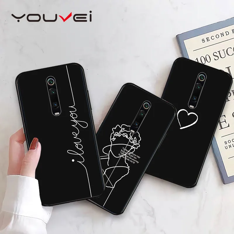 Чехол YOUVEI для Coque Red mi K20 Pro, черный мягкий Уретановый Термопластик(tpu), задняя крышка для Xiaomi mi 9 T, чехол для Xiaomi mi 9T Pro, чехол для телефона