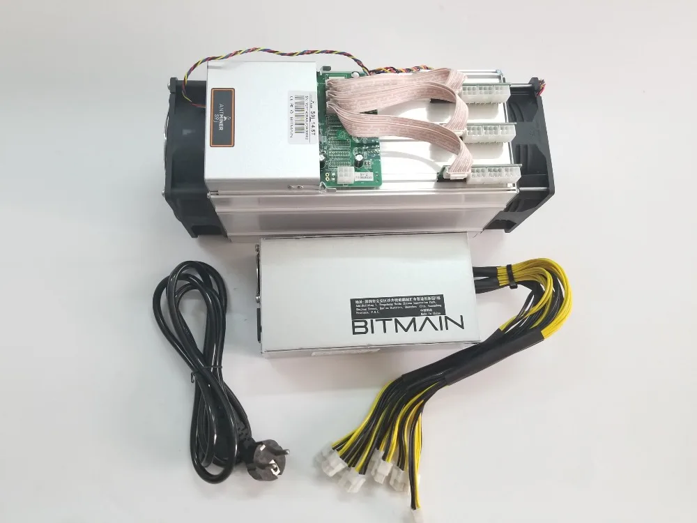 AntMiner S9j 14,5 T Биткоин Майнер BITMAIN 1800W PSU Asic BTC BCH Майнер лучше, чем Antminer S9 S9i 13T 13,5 T 14T T9+ A9 M10