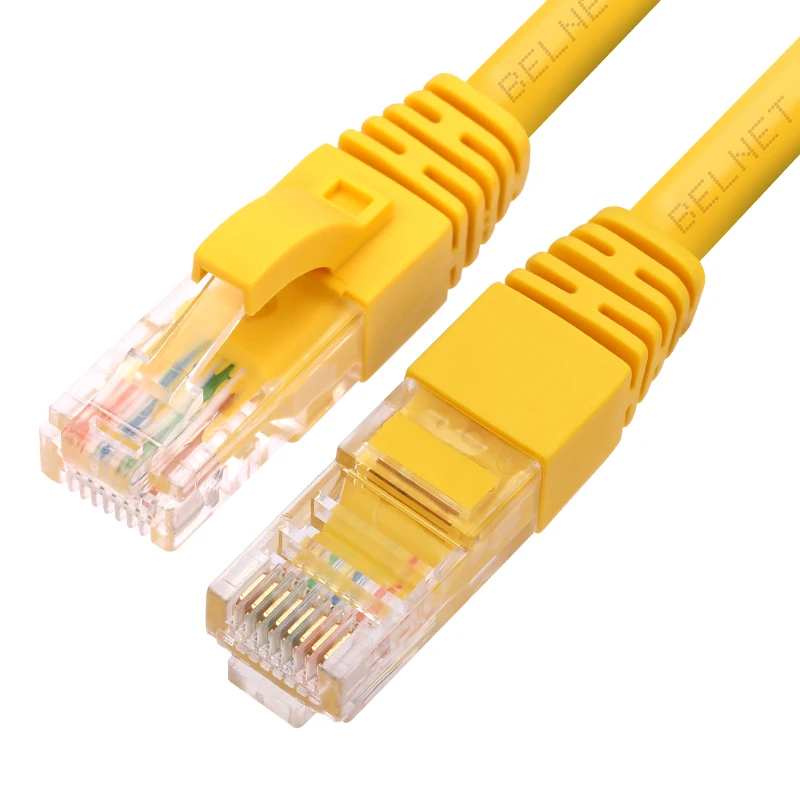 Сетевой Ethernet Кабель BELNET RJ45 Cat5E соединительный шнур Lan 100 Мбит/с UTP неэкранированный