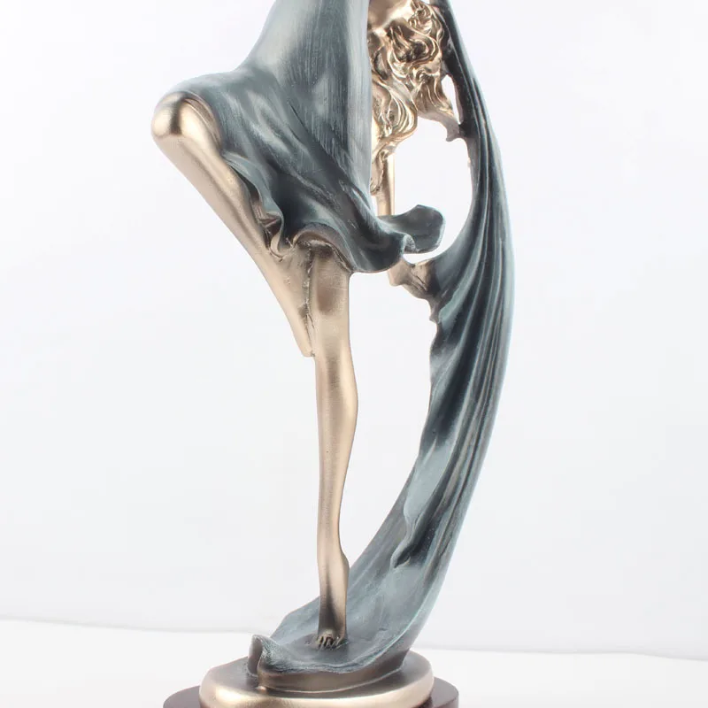 Художественная скульптура из смолы 13 дюймов для балета и танцев дома гостиной