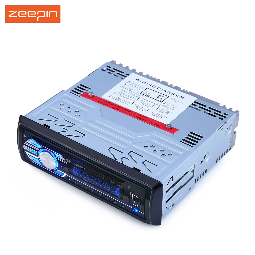 12 В автомобильный аудио стерео Поддержка USB SD Mp3 плеер AUX DVD VCD CD с пультом