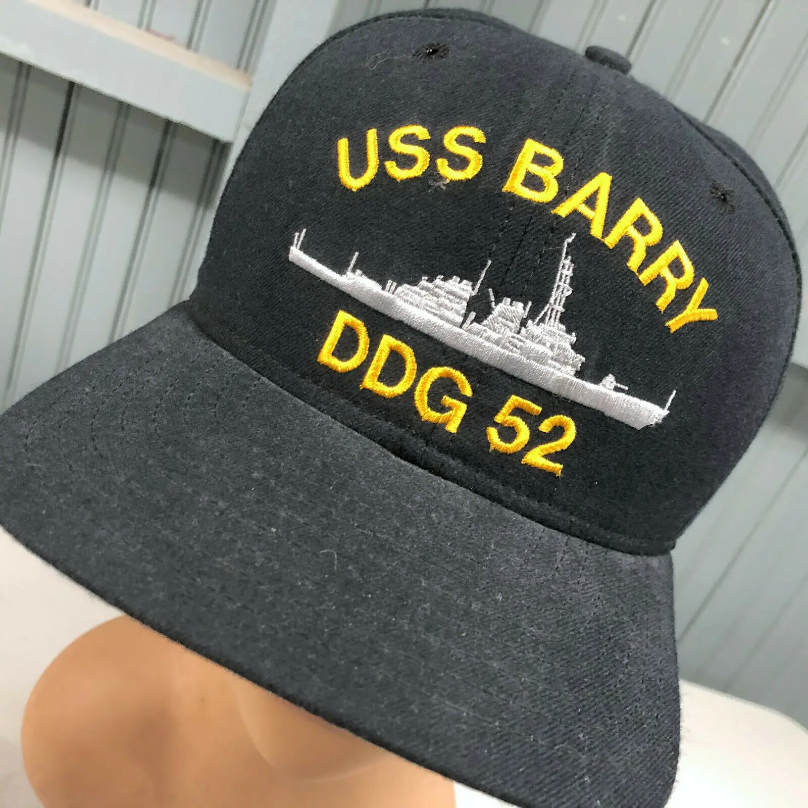 Печать USS Barry DDG 52 США морской военный корабль VTG Новые оснастки бейсболки кепки |