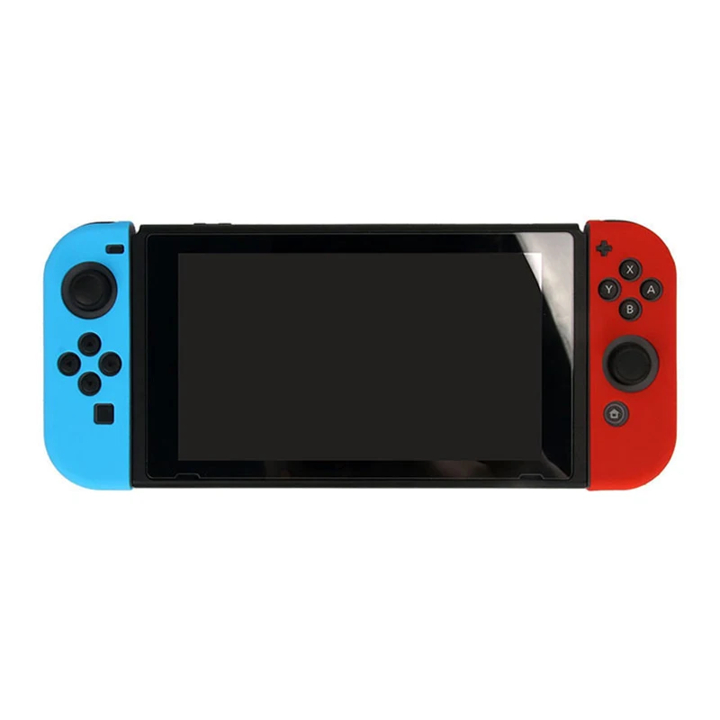 Мягкий силиконовый чехол высокого качества для Nintendo Switch красный зеленый розовый