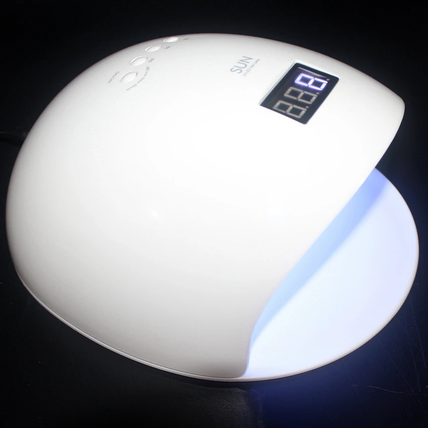 Обновлен сушки ногтей двойной льдинка светильник Гель лак Маникюр УФ лампа 48 W