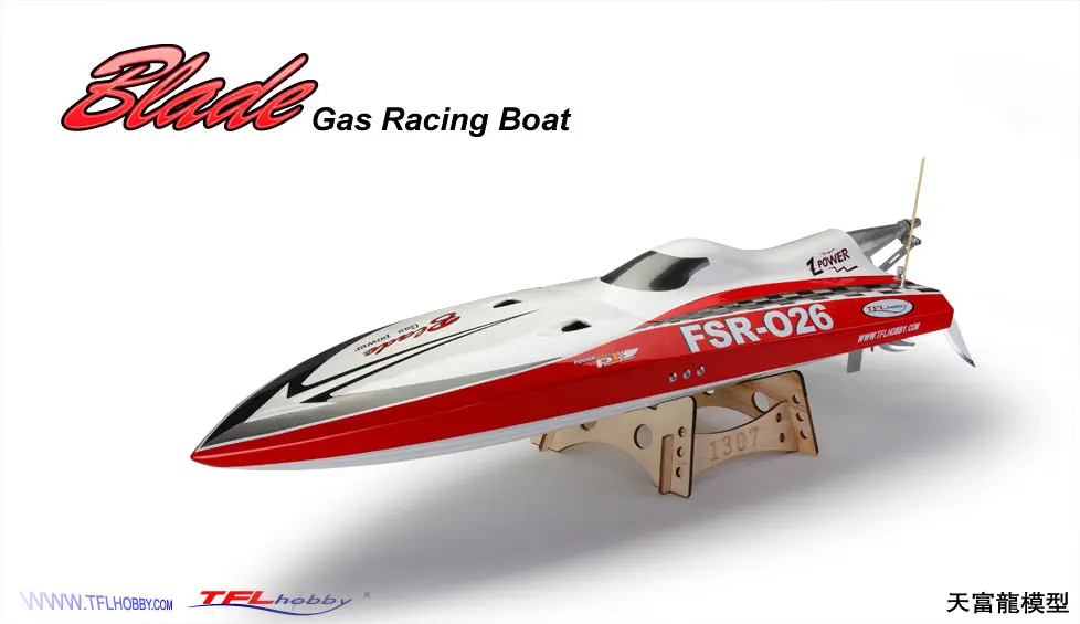 Гоночная лодка TFL Blade Rocket 30CC из стекловолокна с бензиновым двигателем