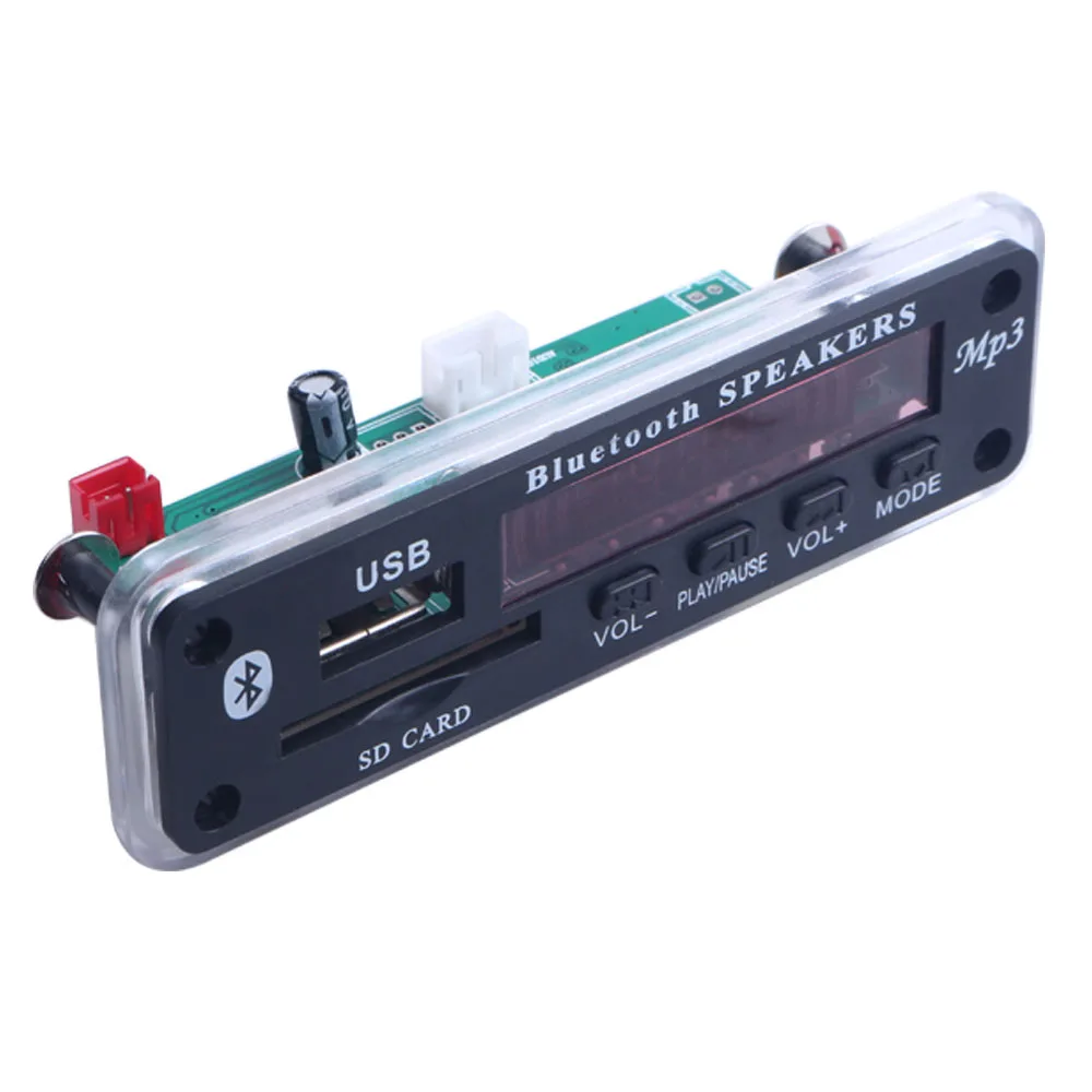 Беспроводной Bluetooth MP3 WAV WMA декодер плата аудио модуль поддержка USB SD AUX FM радио для