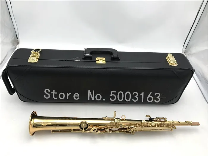 BULUKE B flat Soprano saxophone High Quality musical instruments saxophone professional with case