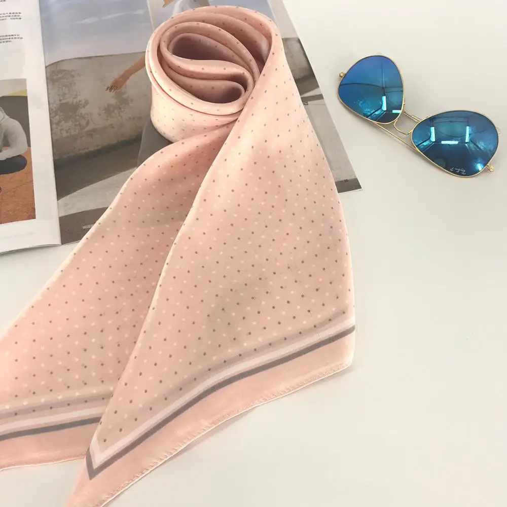 Женский шёлковый шарф-повязка на голову в стиле ретро | Аксессуары для одежды