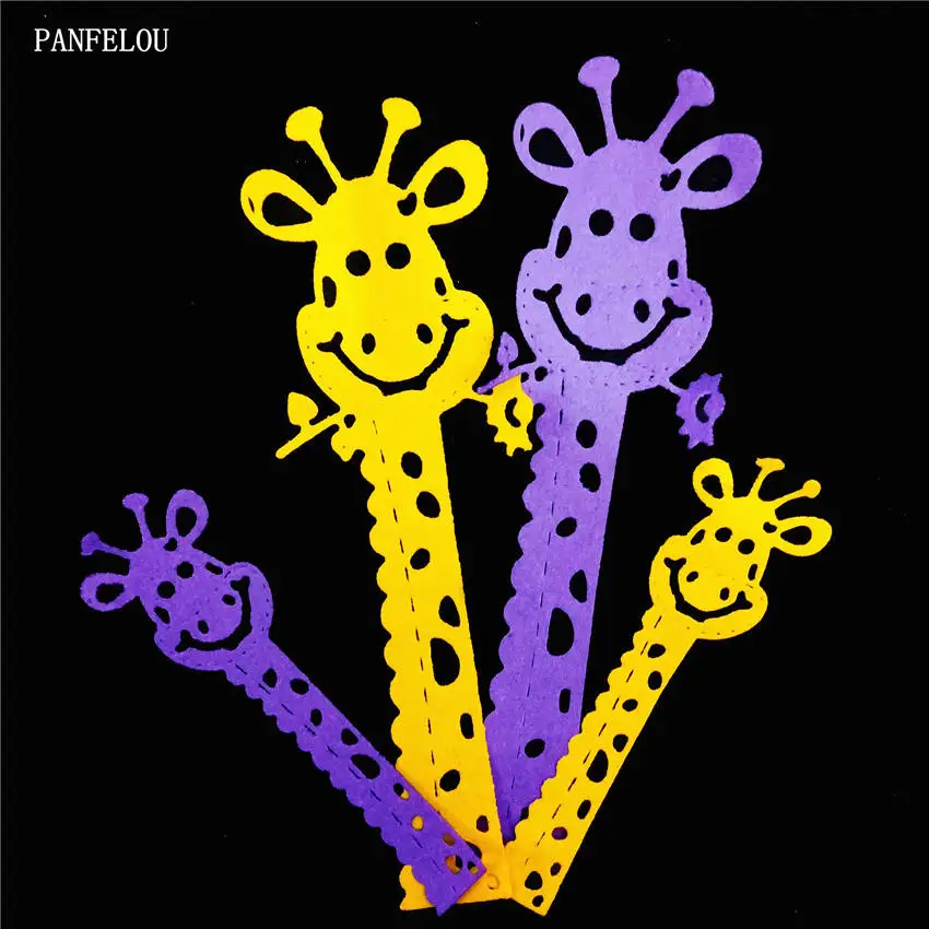 PANFELOU милый жираф металлическая крафт бумага штампованные штампы Скрапбукинг/DIY