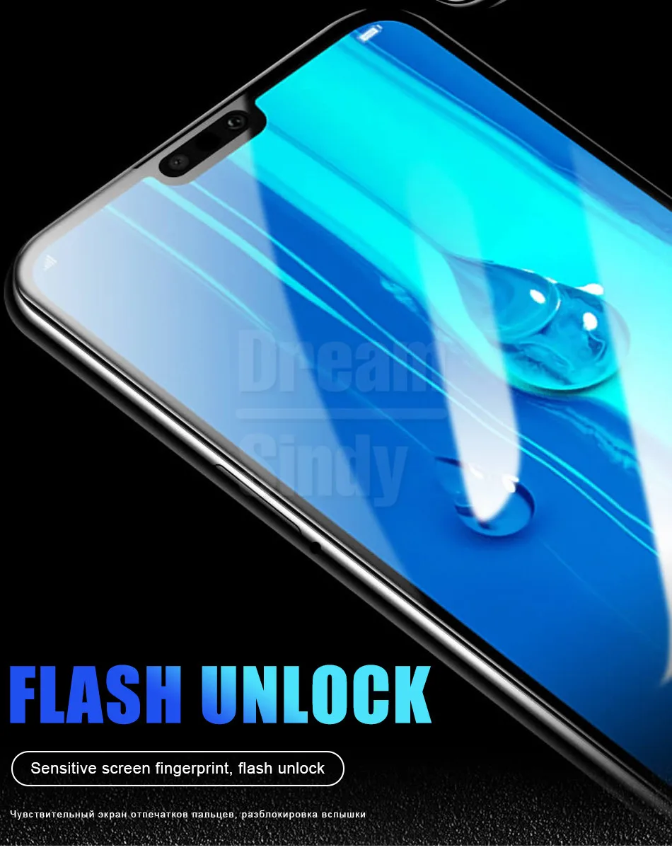 20D изогнутое закаленное стекло для huawei Y6 Y7 Y9 P Smart Защитное стекло для Honor 10 Lite Защитная пленка для экрана