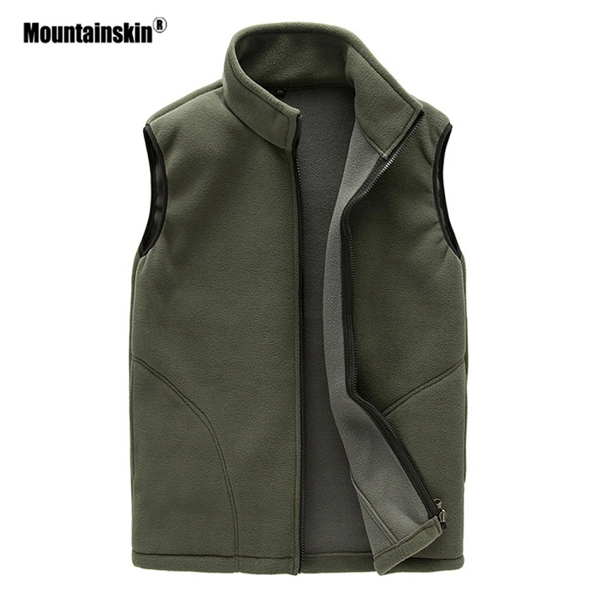 

Mountainskin Men's Women's Autumn Fleece Warm Outdoor Vest Hiking Climbing Trekking Fishing Sleeveless Jackets VA270 VB270