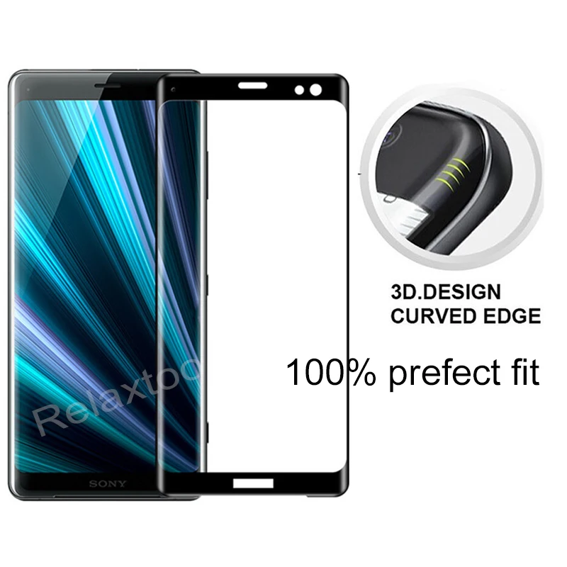 3D полностью изогнутое закаленное стекло для sony Xperia XZ3 6," Защитная пленка для экрана для sony XZ3 H9493 XZ 3 Glas
