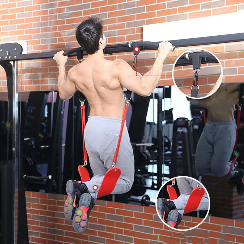 

ALBREDA Resistance Band Pull up Bar Slings Straps Sport Fitness door horizontal bar Hanging Belt Chin Up Bar Arm Muscle Training