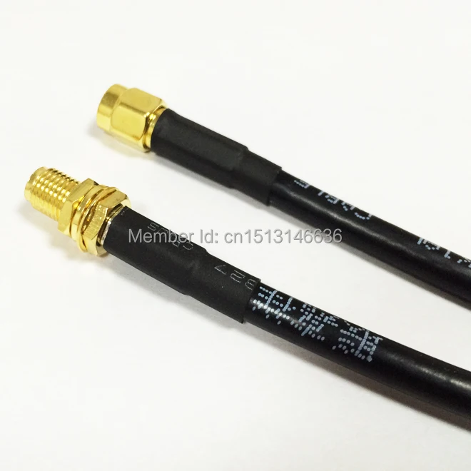 Новый коаксиальный кабель для модема с разъемом SMA типа папа|cable rp-sma|rp-sma cableadapter