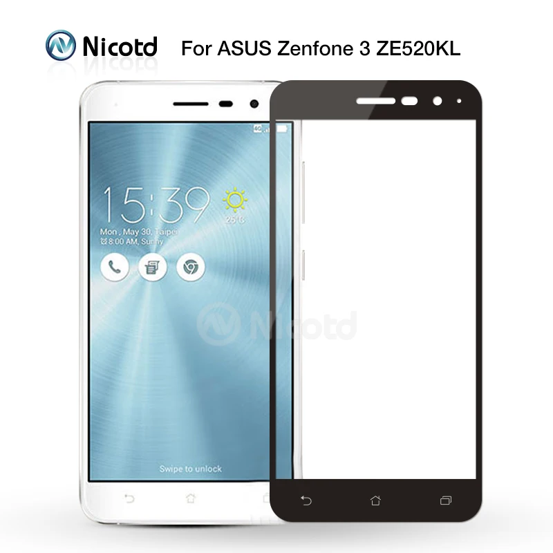 Закаленное стекло для ASUS ZB501KL полноразмерная Защитная пленка Asus Zenfone 3 Max ZC553KL ZC520TL