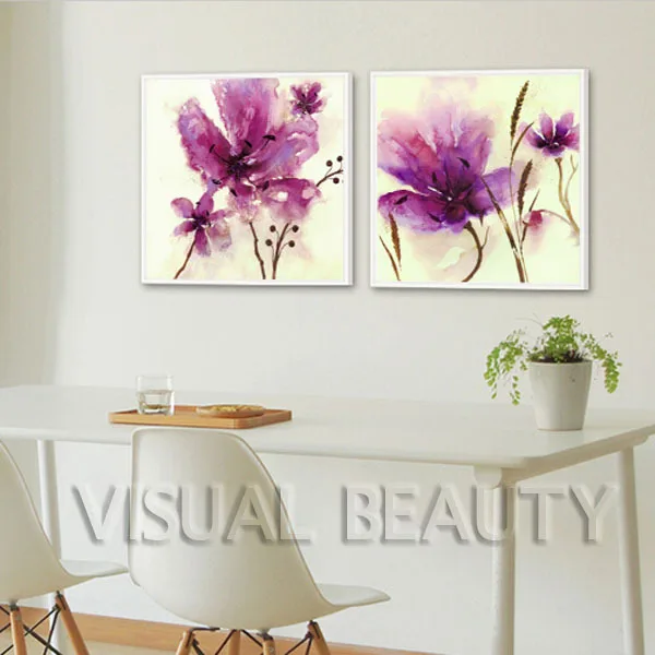 Бесплатная доставка красивый цветок Холст Картина Настенная картина цветы