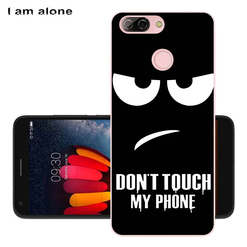 Soft TPU D55 Чехлы для телефонов I am alone для zte Blade V9 Vita, 5,45 дюймов, мягкий ТПУ чехол для мобильного телефона с мультяшным принтом для zte Blade V9 Vita, сумки - Цвет: Soft TPU D55