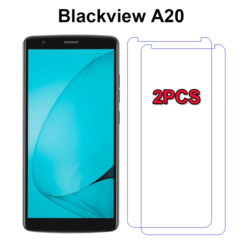 2 шт. закаленное стекло для смартфона Blackview A20 Взрывозащищенная защитная пленка