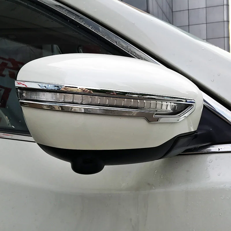 

2pcs Rear Side Mirror ABS Chrome Cover Trim Sticker Case Fit for X-Trail T32 For Qashqai J11 For Murano 2014-2020 car styling