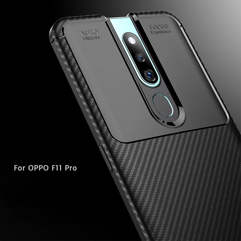 F11 pro для OPPO Pro IQOO R17 Ультратонкий чехол из углеродного волокна Мягкий силиконовый
