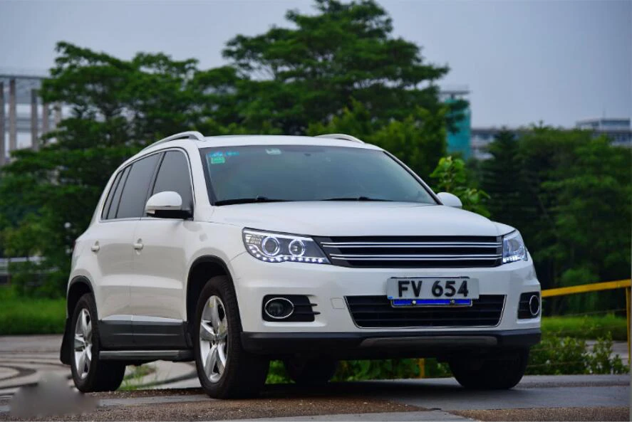 Bumer лампа головной светильник для Tiguan головной светильник, 2013~ /2009~ 2012, автомобильные аксессуары, Tiguan противотуманный светильник, passat, magotan, polo, Tiguan