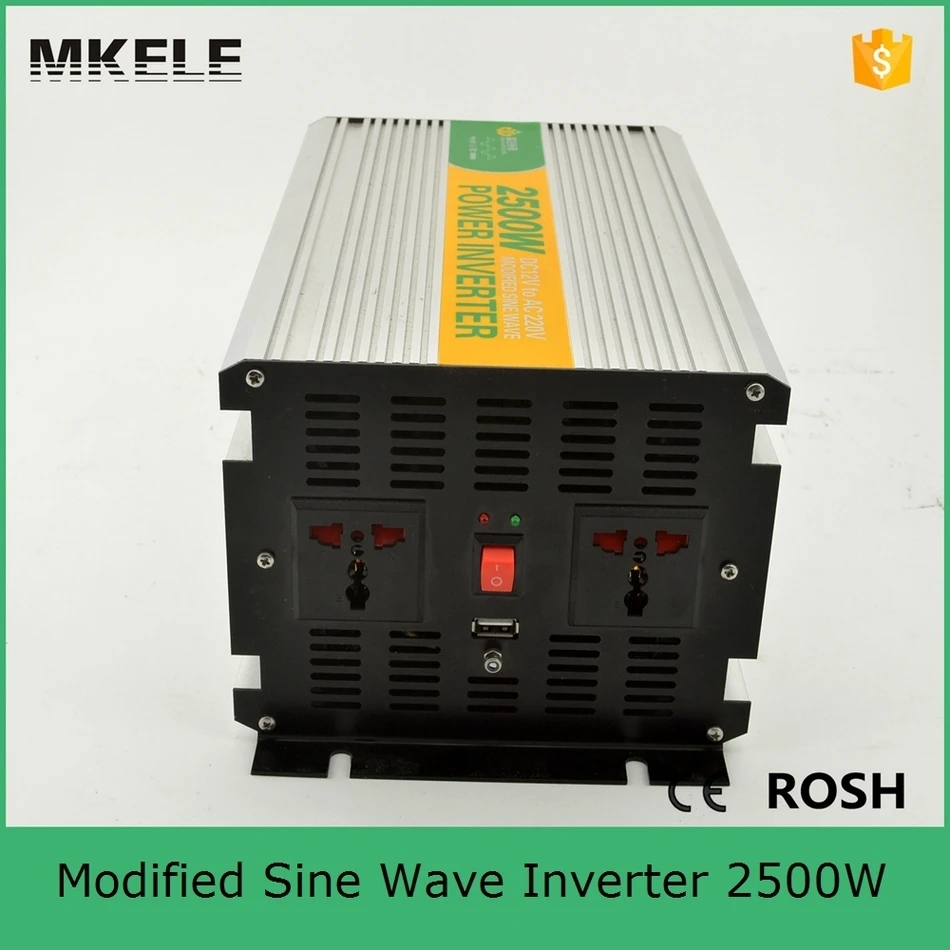 MKM2500-121G модифицированный синусоидальный инвертор 2500 Вт выход 120 В 12 с USB 5vdc |