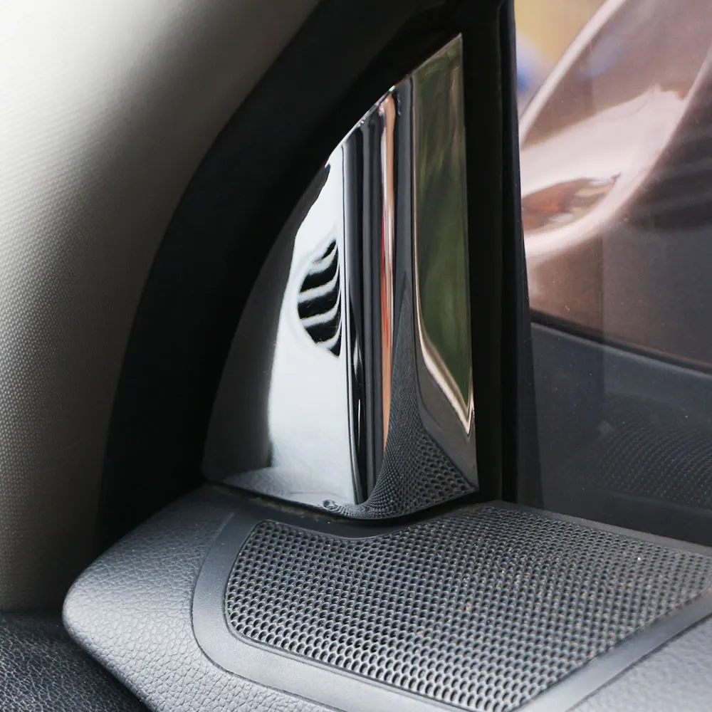 

Jameo Auto 2Pcs ABS Chrome Car Styling A Column Front Door Circle Cover Trim Stickers for Kia Sportage R 2012 - 2016 Accessories