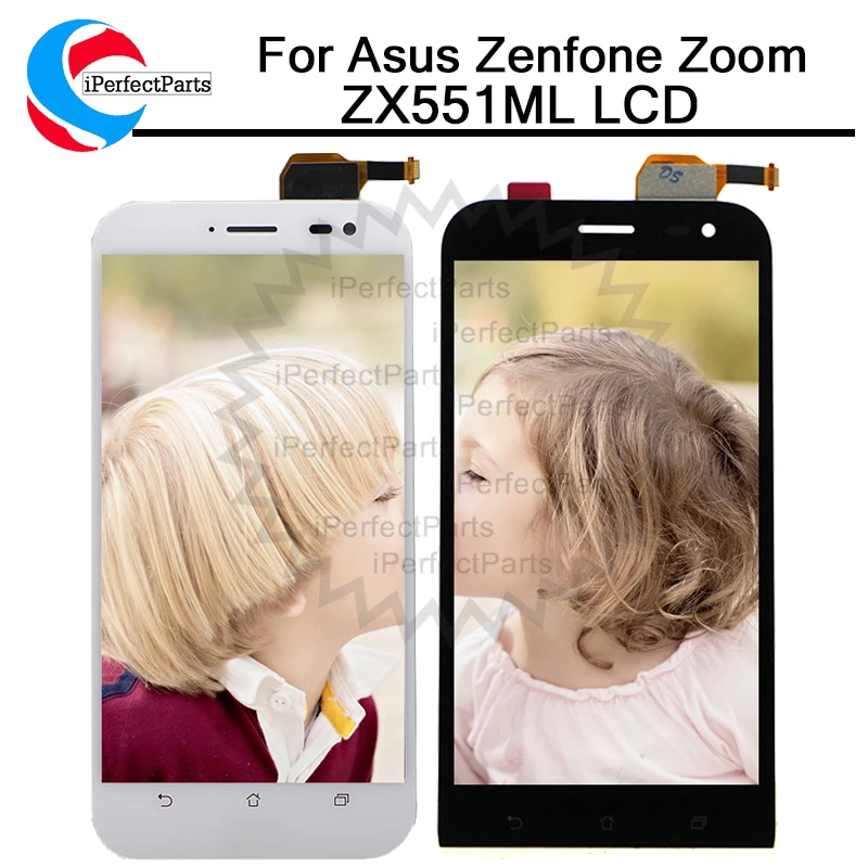 ЖК дисплей 5 дюйма для Asus Zenfone Zoom ZX551ML матрица + дигитайзер сенсорного экрана в