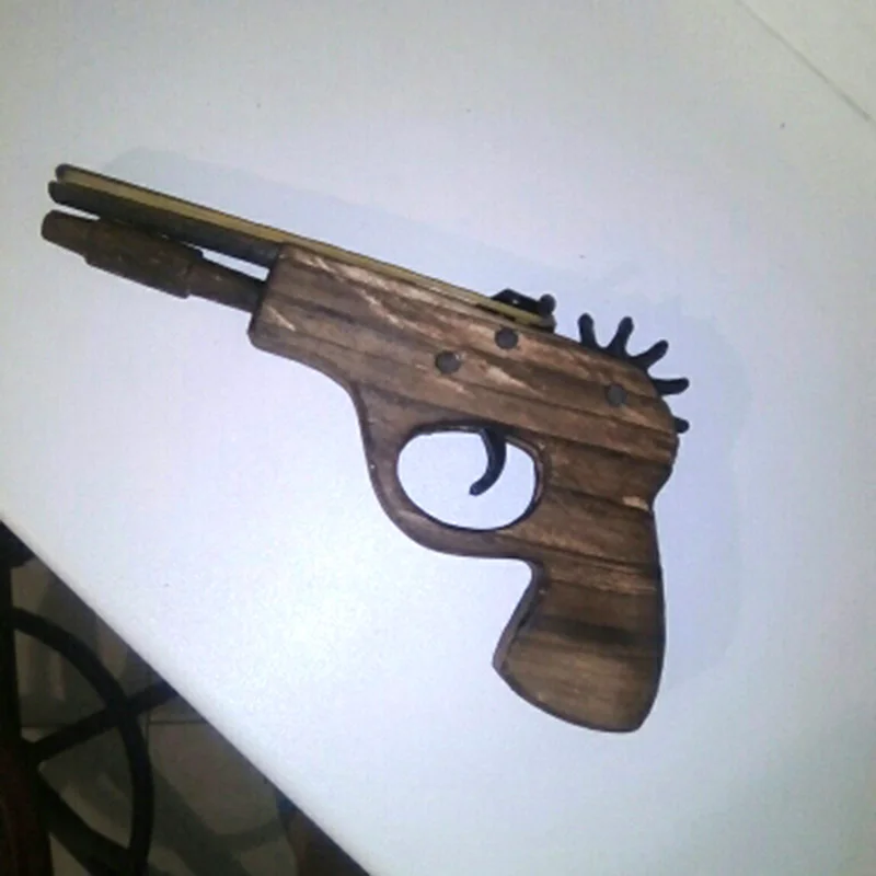 TOFOCO горячая Распродажа резиновый пусковой механизм Деревянный Ручной пистолет