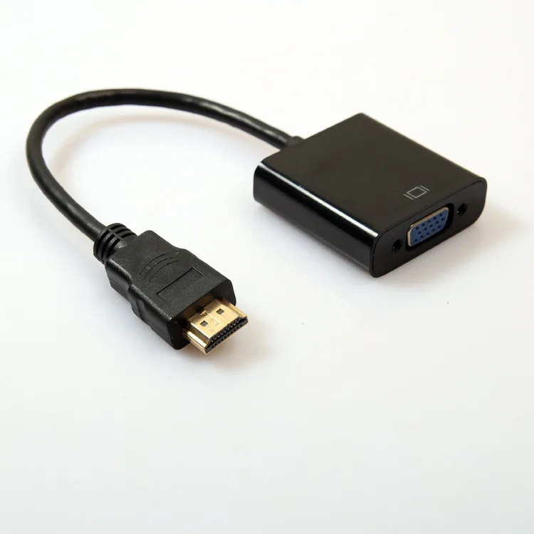 5 шт./лот 1080P HDMI папа к VGA Женский видео кабель адаптер шнура конвертера для ПК DVD