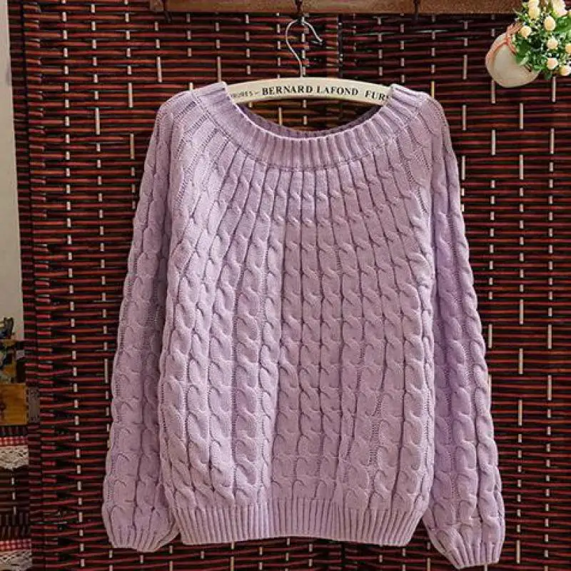 Женский винтажный свитер утепленный пуловер в Корейском стиле весна 2022 | Женская