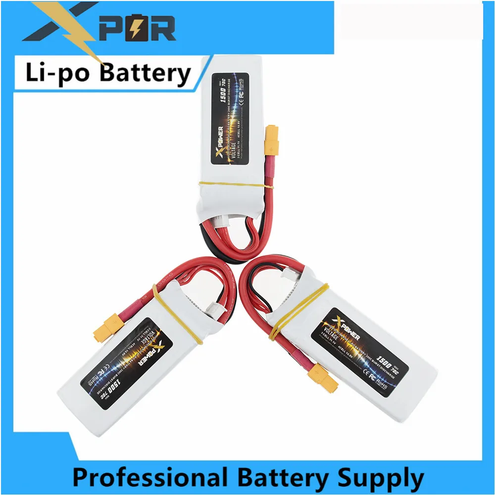 3 шт. 14 8 в 1500 мА · ч|xt60 plug|1500mah 4s14.8v 1500mah |