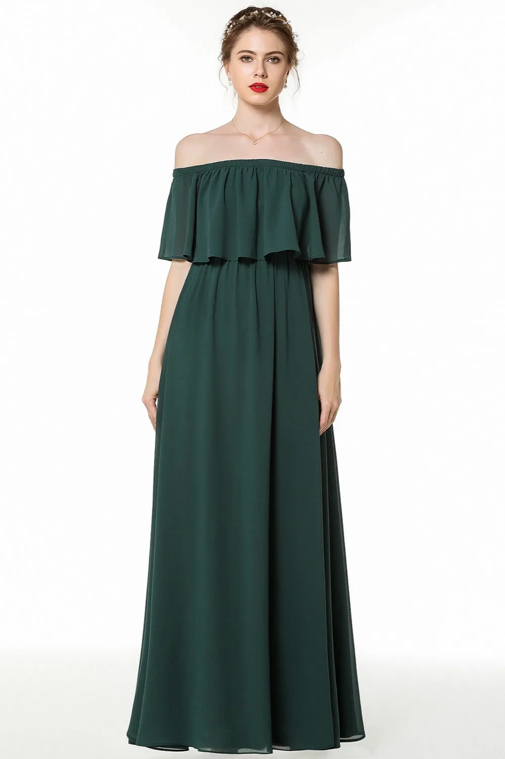Robe de Soiree пикантная шифоновая без бретелек Вечерние платья Длинные иллюзии с