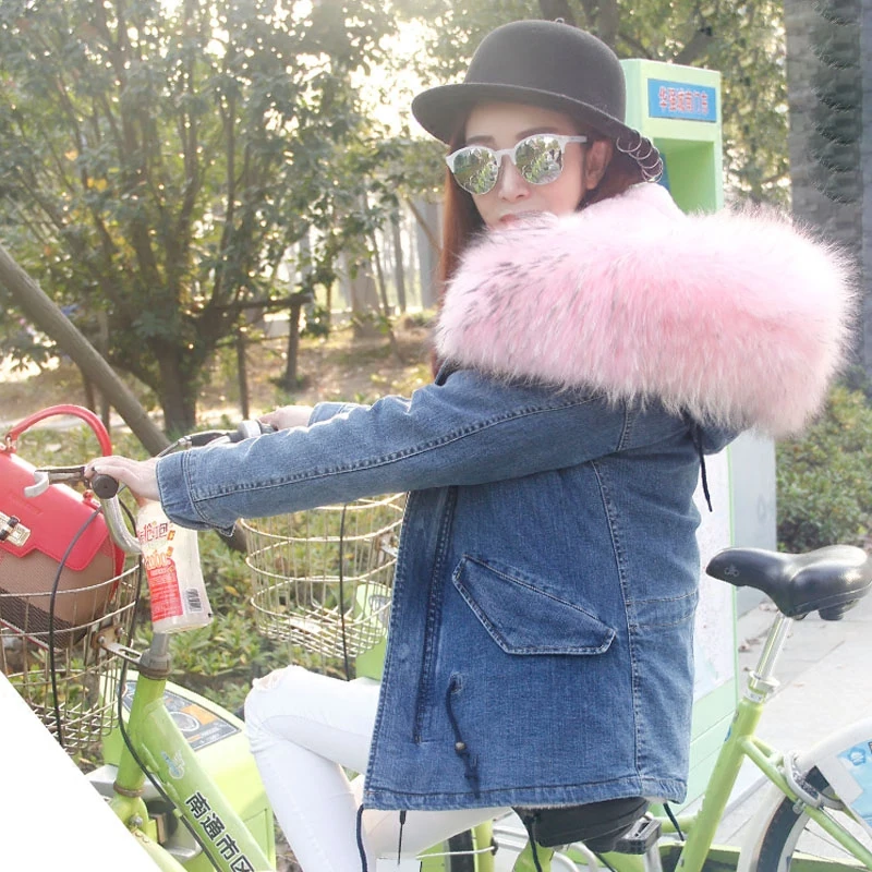 Blufour/Новинка 2017 года куртка для холодной зимы пальто женщин с натуральным мехом