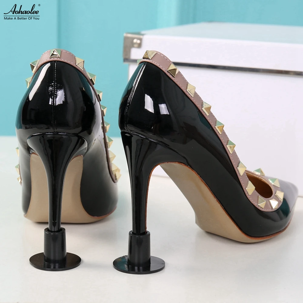 100 Pairs / Lot High Heeler Latin Stiletto Shoes Heel Covers Cap Heel Stoppers Antislip Heel Protectors for Bridal Wedding Party