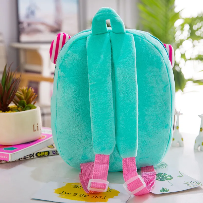 Милые животные elephent Мультфильм Детский плюшевый рюкзак игрушка мини школьные