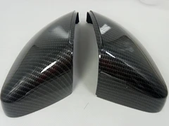 Carbon fiber pattern Для Audi A3 8 V последовательный светодиод мигающий сигнал поворота течет светодиодный зеркала мигающая фара прокрутки 2013 A3 зеркала - Название цвета: Carbon fiber pattern