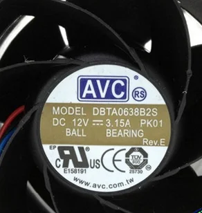 

DBTA0638B2S 6038 6 см 12V 3.15A
