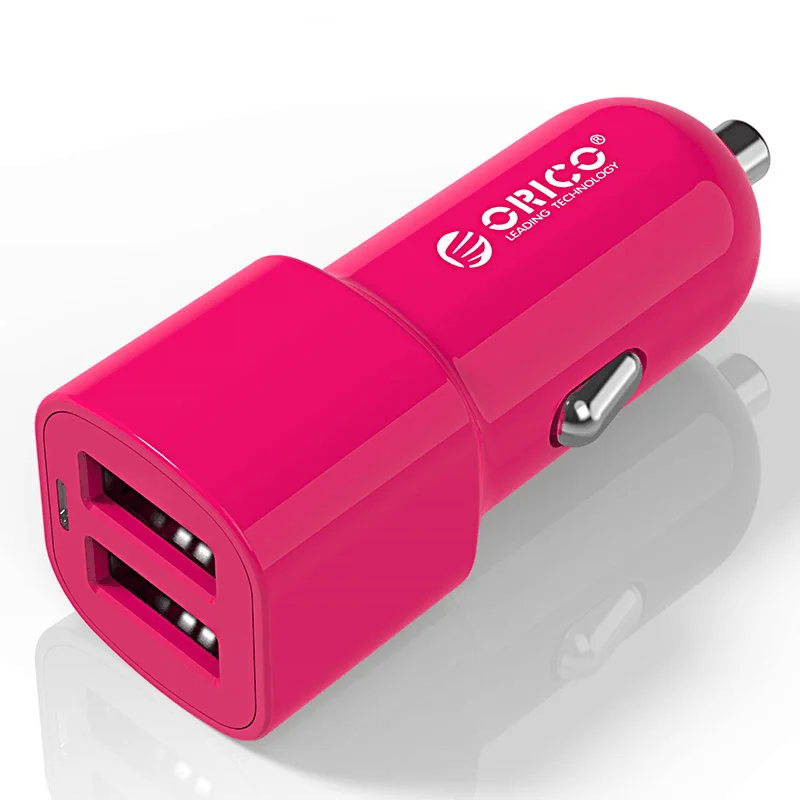 ORICO двухпортовый Переходник USB для зарядки в машине 5V2. 4A 17 Вт мини зарядное устройство прикуриватель для iPhone 7 samsung Galaxy S6 Edge Xiaomi