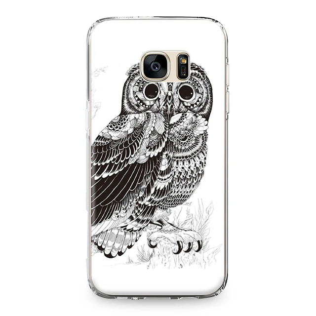 Для Samsung Galaxy J3 J5 J7 A3 A5 A8 2015 2016 2017 2018 задняя крышка круто тату в виде животного