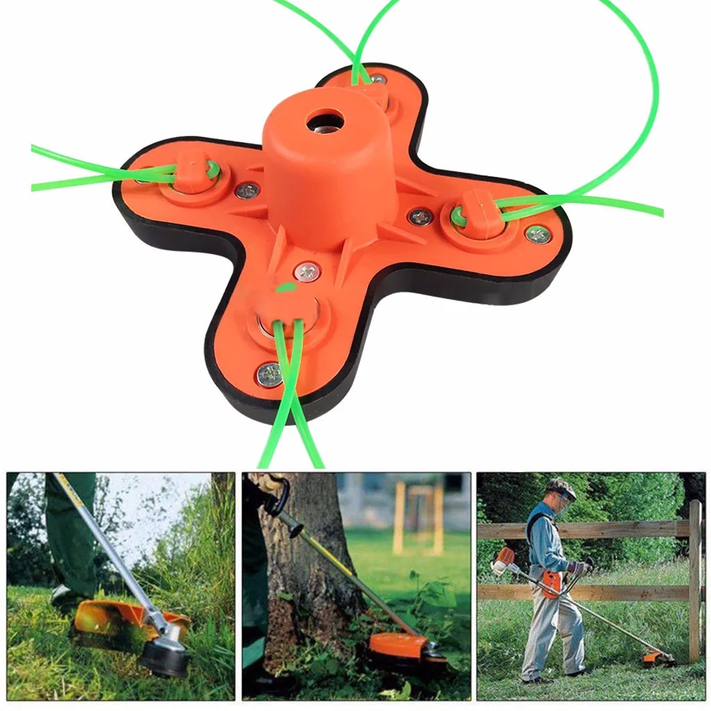 Триммерная головка универсальная подходит для Pivotrim для Stihl для Husqvarna ABS M10X1.25 электрическая газонокосилка садовые части принадлежности 19jun25