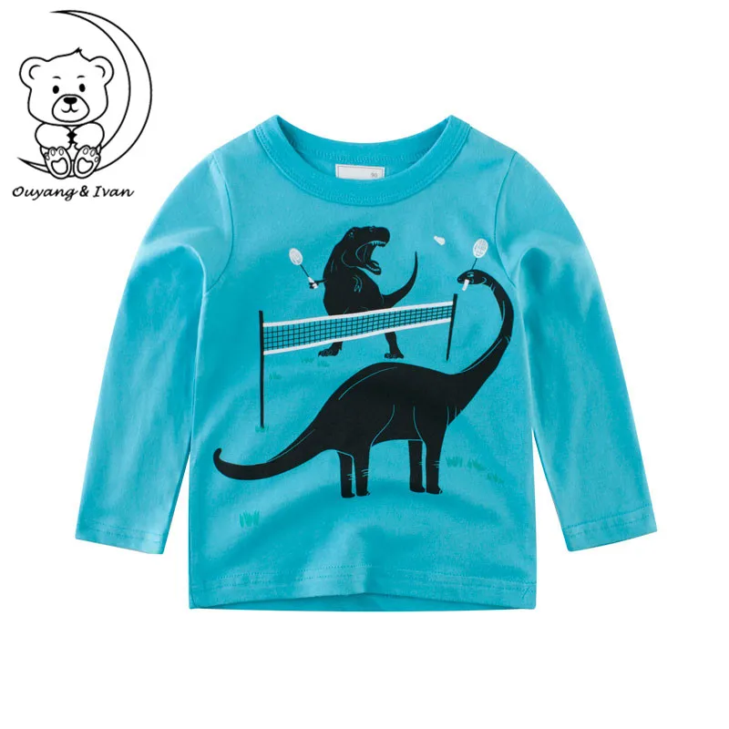 Новинка 2015 года Весенняя рубашка с длинными рукавами для мальчиков футболка из