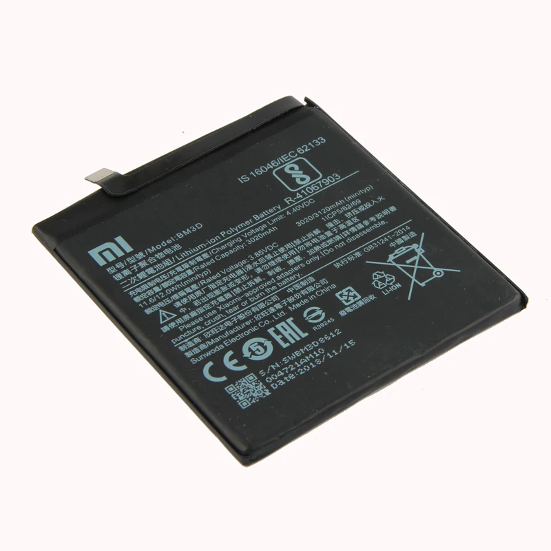 Оригинальный телефон XIAOMI BM3D аккумулятор большой емкости для XiaoMi Mi 8 SE Mi8se 3120 мАч |